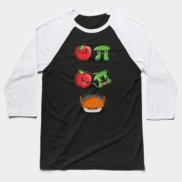 Apple Pi Baseball T-Shirt by RetroDivision